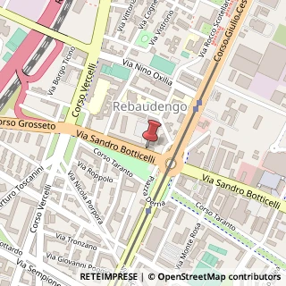 Mappa Via Sandro Botticelli, 35, 10155 Torino, Torino (Piemonte)