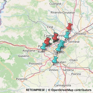 Mappa Strada Signagatta, 10044 Pianezza TO, Italia (8.38846)