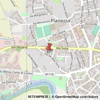 Mappa Via Val della Torre, 24, 10044 Pianezza, Torino (Piemonte)