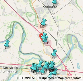 Mappa Strada Statale 9 Via Emilia, 26862 Guardamiglio LO, Italia (5.443)