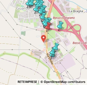 Mappa Strada Statale 9 Via Emilia, 26862 Guardamiglio LO, Italia (0.5655)