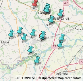 Mappa Via Santi Nazzaro e Celso, 27039 Sannazzaro de' Burgondi PV, Italia (8.017)