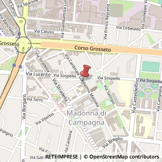 Mappa Via Cardinale Guglielmo Massaia, 117, 10147 Torino, Torino (Piemonte)
