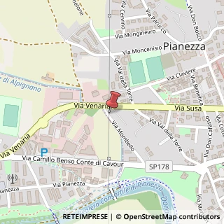 Mappa Via Mombello, 26, 10044 Pianezza, Torino (Piemonte)