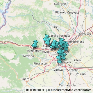Mappa Via Lanzo, 10091 Alpignano TO, Italia (9.0755)