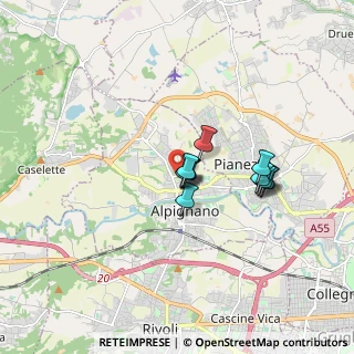 Mappa Via Lanzo, 10091 Alpignano TO, Italia (1.2)