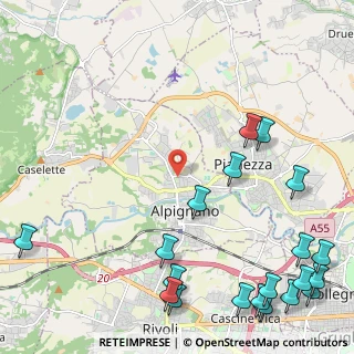 Mappa Via Lanzo, 10091 Alpignano TO, Italia (3.3175)