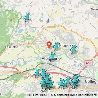 Mappa Via Lanzo, 10091 Alpignano TO, Italia (3.171)
