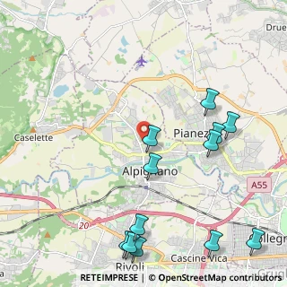 Mappa Via Lanzo, 10091 Alpignano TO, Italia (2.70167)