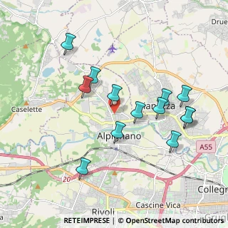 Mappa Via Lanzo, 10091 Alpignano TO, Italia (1.89231)