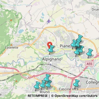 Mappa Via Lanzo, 10091 Alpignano TO, Italia (2.77769)