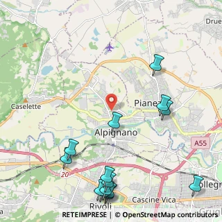 Mappa Via Lanzo, 10091 Alpignano TO, Italia (2.94071)