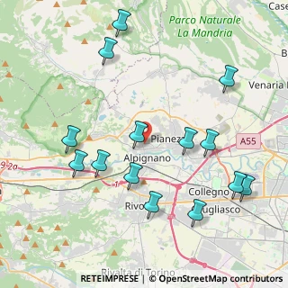 Mappa Via Lanzo, 10091 Alpignano TO, Italia (4.54643)
