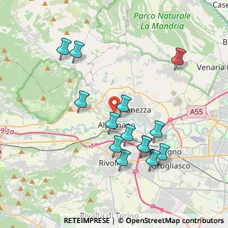 Mappa Via Lanzo, 10091 Alpignano TO, Italia (3.825)