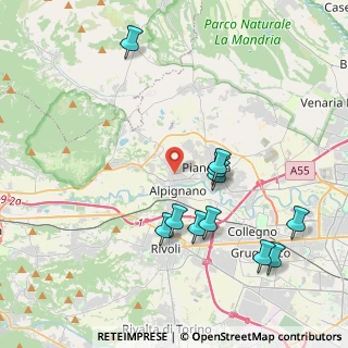 Mappa Via Lanzo, 10091 Alpignano TO, Italia (4.23455)