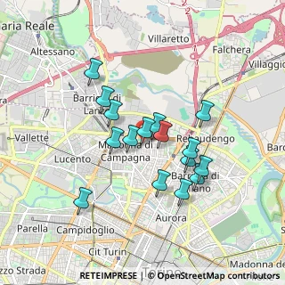 Mappa Via Campiglia, 10147 Torino TO, Italia (1.475)
