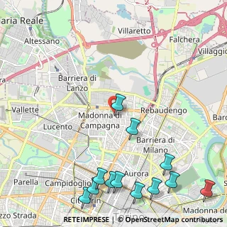 Mappa Via Campiglia, 10147 Torino TO, Italia (3.03667)