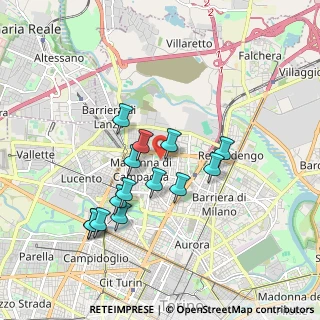 Mappa Via Campiglia, 10147 Torino TO, Italia (1.64)