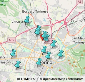 Mappa Via Campiglia, 10147 Torino TO, Italia (3.33417)