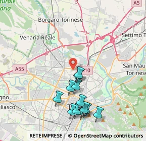 Mappa Via Campiglia, 10147 Torino TO, Italia (4.09)