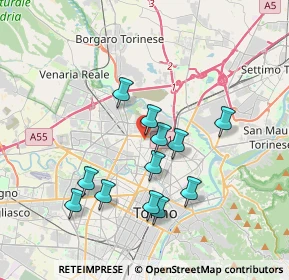 Mappa Via Campiglia, 10147 Torino TO, Italia (3.3475)