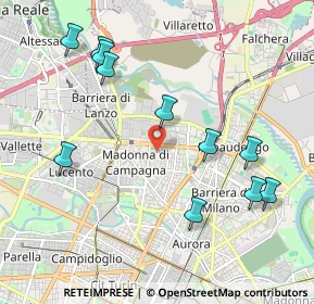 Mappa Via Campiglia, 10147 Torino TO, Italia (2.24455)