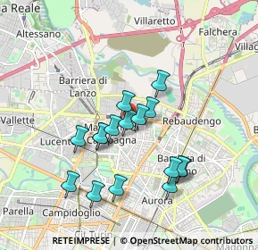 Mappa Via Campiglia, 10147 Torino TO, Italia (1.58063)