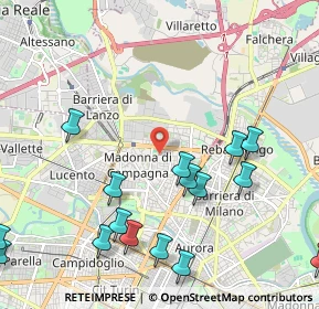 Mappa Via Campiglia, 10147 Torino TO, Italia (2.65125)