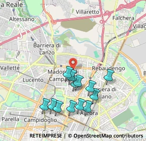 Mappa Via Campiglia, 10147 Torino TO, Italia (1.92385)
