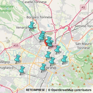 Mappa Via Campiglia, 10147 Torino TO, Italia (3.33417)