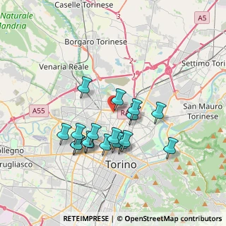 Mappa Via Campiglia, 10147 Torino TO, Italia (3.25389)