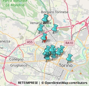 Mappa Pervinche, 10151 Torino TO, Italia (2.84733)