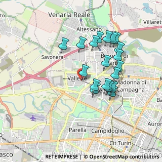 Mappa Pervinche, 10151 Torino TO, Italia (1.67579)