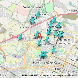 Mappa Pervinche, 10151 Torino TO, Italia (1.787)