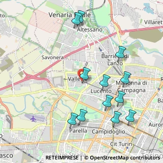Mappa Pervinche, 10151 Torino TO, Italia (2.2575)