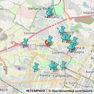 Mappa Pervinche, 10151 Torino TO, Italia (2.08929)