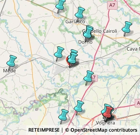 Mappa Viale della Libertà, 27039 Sannazzaro de' Burgondi PV, Italia (9.4975)