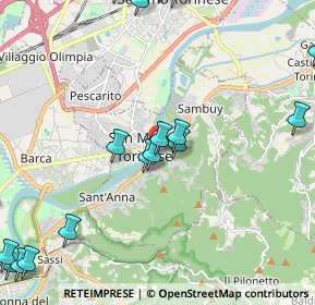 Mappa Via Monte Grappa, 10099 San Mauro Torinese TO, Italia (3.0245)