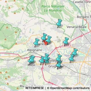 Mappa Via Falcone, 10044 Pianezza TO, Italia (3.78467)