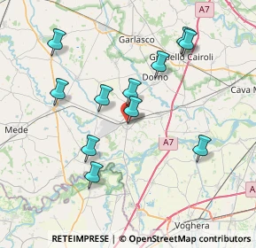 Mappa Via Benedetto Cairoli, 27039 Sannazzaro de' Burgondi PV, Italia (7.36909)