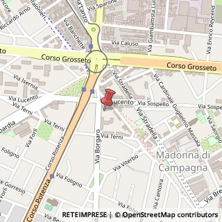 Mappa Via Borgaro, 114, 10149 Torino, Torino (Piemonte)