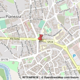 Mappa Via San Pancrazio, 10, 10044 Pianezza, Torino (Piemonte)