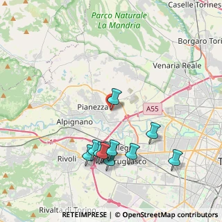 Mappa Via San Paolo, 10044 Pianezza TO, Italia (4.14545)