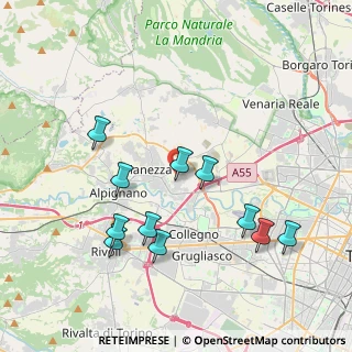 Mappa Via San Paolo, 10044 Pianezza TO, Italia (3.99636)
