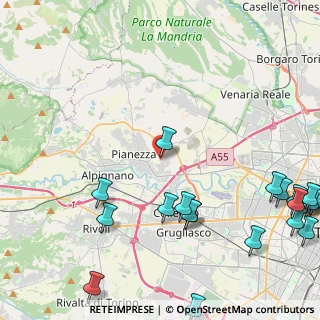 Mappa Via San Paolo, 10044 Pianezza TO, Italia (6.49)