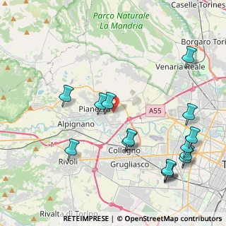 Mappa Via San Paolo, 10044 Pianezza TO, Italia (5.03333)