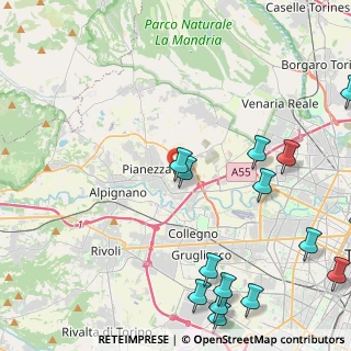 Mappa Via San Paolo, 10044 Pianezza TO, Italia (6.19467)