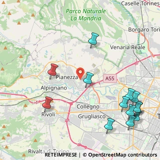 Mappa Via San Paolo, 10044 Pianezza TO, Italia (5.65)