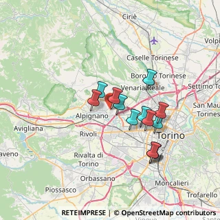 Mappa Via San Paolo, 10044 Pianezza TO, Italia (5.95)