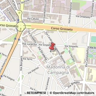 Mappa Via Nicolò Barberis, 5, 10147 Torino, Torino (Piemonte)